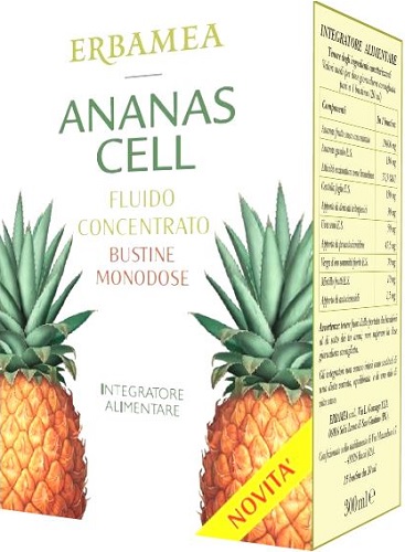 ANANAS CELL FLUIDO CONCENTRATO 15 Bustine da 20 ml