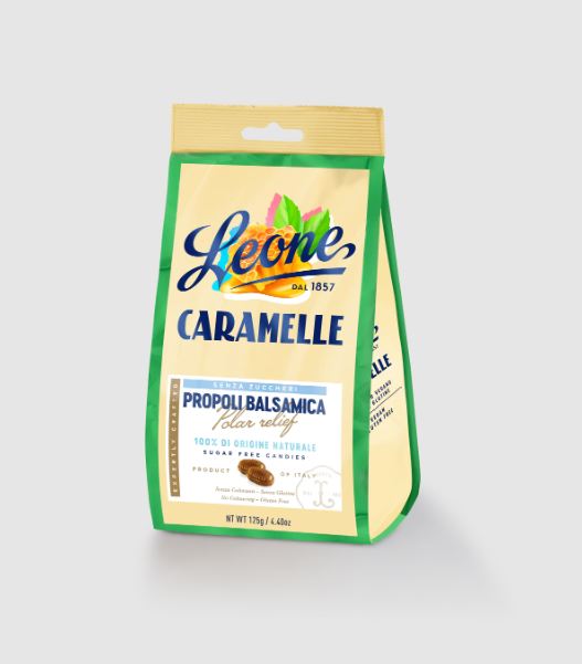 PASTIGLIE LEONE CARAMELLE PROPOLI BALSAMICA SENZA ZUCCHERI 125G