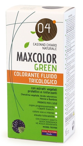 [983280429] MaxColor Green 04 Castano Chiaro Naturale