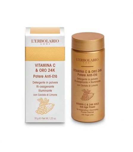 [983803634] Vitamina C & Oro 24K Detergente Viso 35 g
