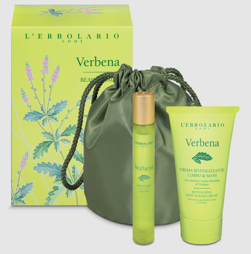 [986736445] Verbena Beauty Bag: Crema Rivitalizzante Corpo & Mani 75 ml e Profumo 15 ml