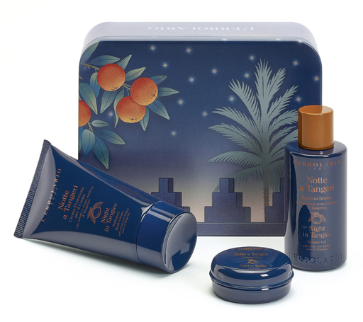 [987659075] Notte a Tangeri Beauty Box Atmosfere d'Hammam: Profumo solido 15 ml, Bagnoschiuma 50 ml e Crema Profumata per il Corpo 50 ml