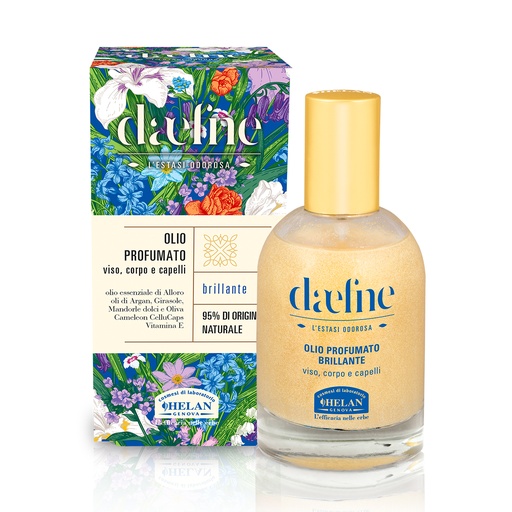 [949697623] DAEFNE OLIO PROFUMATO BRILLANTE VISO, CORPO E CAPELLI 50ML