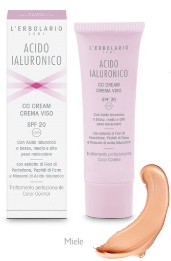 [934165869] Acido Ialuronico CC Cream - Tonalità Miele SPF20 50 ml