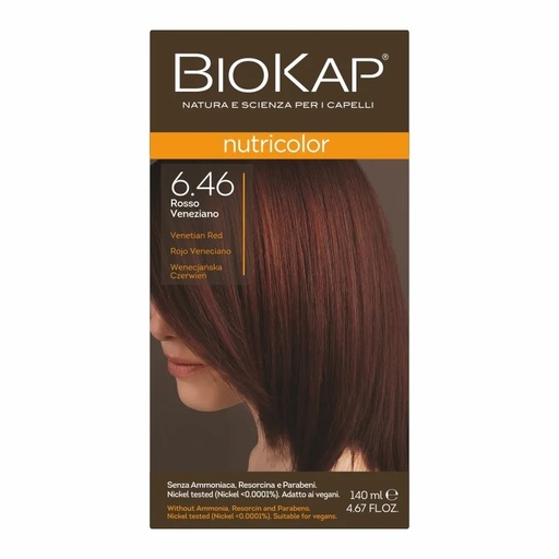 [935057341] BioKap Nutricolor 6,46 Rosso Veneziano