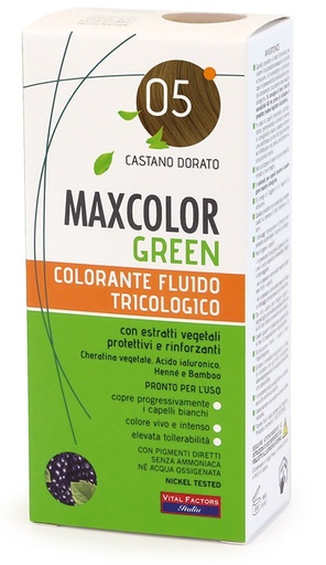 [983280431] MaxColor Green 05 Castano Dorato