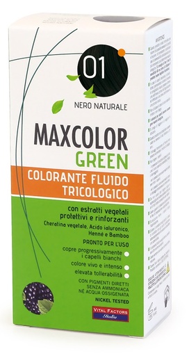 [983280393] MaxColor Green 01 Nero Naturale